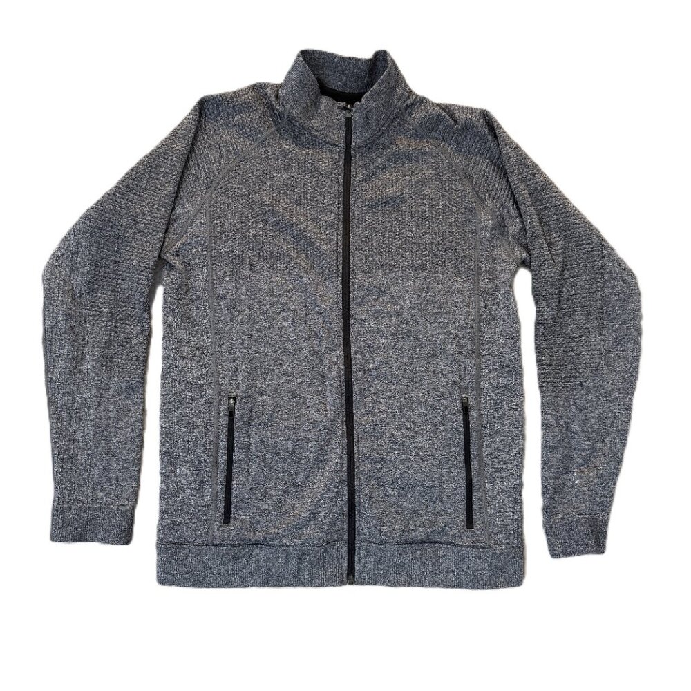 Lululemon Engineered Warmth Merino Wool Blend Jacket Dark Grey/Black, Size Large